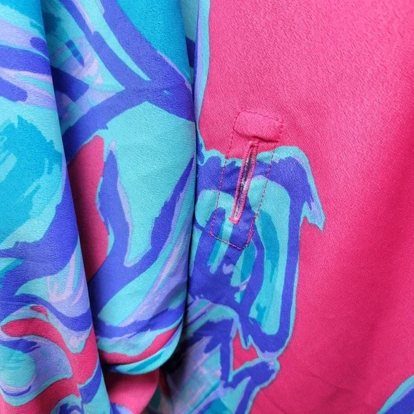 Lilly Pulitzer Embellished Swim Beach Cover-Up Size Small Coastal Resort Wear